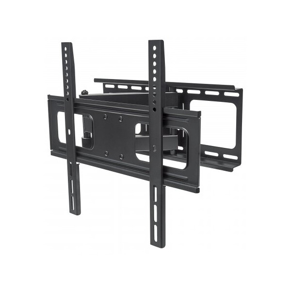 Manhattan Universal TV-Wandhalterung - neig- und schwenkbar - Ein Arm - geeignet für Flachbildschirme und Curved Displays von 32" bis 55"* und bis zu 50 kg - 50 kg - 81,3 cm (32 Zoll) - 139,7 cm (55 Zoll) - 200 x 200 mm - 400 x 400 mm - Schwarz