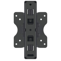 Manhattan Universal TV-Wandhalterung - neig- und schwenkbar - Ein doppelt schwenkbarer Arm - geeignet für Bildschirme von 13" bis 27"* und bis zu 20 kg - Wandabstand 50 bis 354 mm - schwarz - 20 kg - 33 cm (13 Zoll) - 68,6 cm (27 Zoll) - 75 x 75 mm - 100