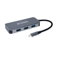 D-Link DUB-2335 - Kabelgebunden - USB Typ-C - 10,100,1000...