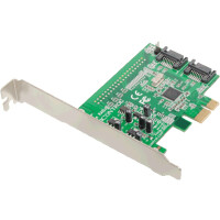 Dawicontrol DC-600E - SATA - Serial ATA II - Serial ATA III - 0 - 1 - JBOD - 5 Gbit/s - Marvell 88SE9128 - Windows 7 Home Premium - Windows 7 Home Premium x64 - Windows 7 Professional - Windows 7 Professional... - Halbe H&ouml;he (Niedriges Profil)