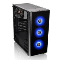 Thermaltake V200 TG RGB - Midi Tower - PC - Schwarz - ATX - micro ATX - Mini-ITX - SPCC - Gaming