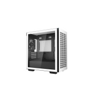 Deepcool CH370 WH - Mini Tower - PC - Weiß - micro ATX - Mini-ITX - ABS - Stahl - Gehärtetes Glas - Multi