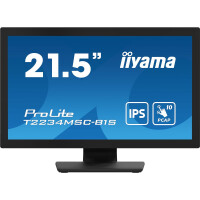 Iiyama 21.5&quot; PCAP Bezel Free Front Speakers 10P Touch with Anti-Finger print coating IPS - Flachbildschirm (TFT/LCD) - 54,6 cm
