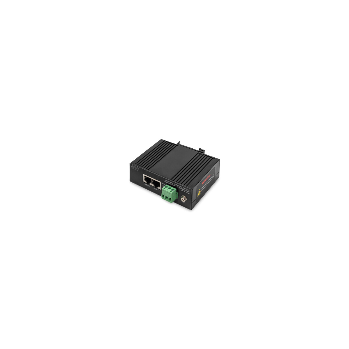 DIGITUS Industrial Gigabit PoE Injector, full IEEE802.3af, at, bt Compliant, up to 85 W