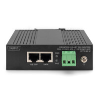 DIGITUS Industrial Gigabit PoE Injector, full IEEE802.3af, at, bt Compliant, up to 85 W