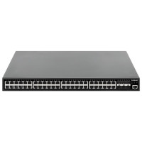 Intellinet 54-P PoE+ Managed Switch 6x10GbE 450W - Switch - 54-Port