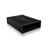 ICY BOX IB-525-U3 - 13,3 cm (5.25 Zoll) - SATA III - 5 Gbit/s - 3.2 Gen 1 (3.1 Gen 1) - USB Typ-C - Schwarz