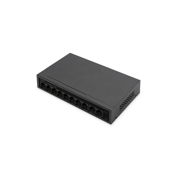DIGITUS 8+2 Port GE PoE Switch