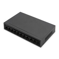 DIGITUS 8+2 Port GE PoE Switch