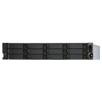 QNAP TL-R1200S-RP - HDD / SSD-Geh&auml;use - 2.5/3.5 Zoll - Serial ATA III - 6 Gbit/s - Hot-Swap - Schwarz - Grau