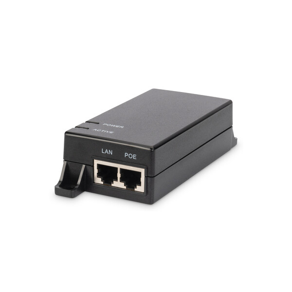 DIGITUS Gigabit Ethernet PoE Injektor, 802.3af, 15,4 W