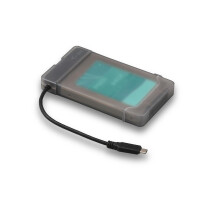 i-tec MySafe USB-C 3.1 Gen. 2 Easy - HDD / SSD-Gehäuse - 2.5 Zoll - SATA - Serial ATA II - Serial ATA III - 10 Gbit/s - USB Anschluss - Schwarz