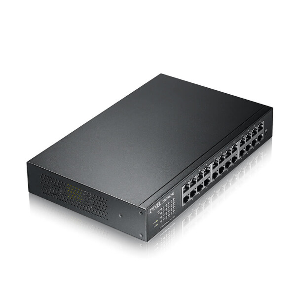 ZyXEL GS1900-24E-EU0103F - Managed - L2 - Gigabit Ethernet (10/100/1000) - Rack-Einbau - 1U - Wandmontage