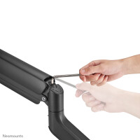 Neomounts Desk Mount 1 Ultra Wide Curved screen topfix clamp &grommet