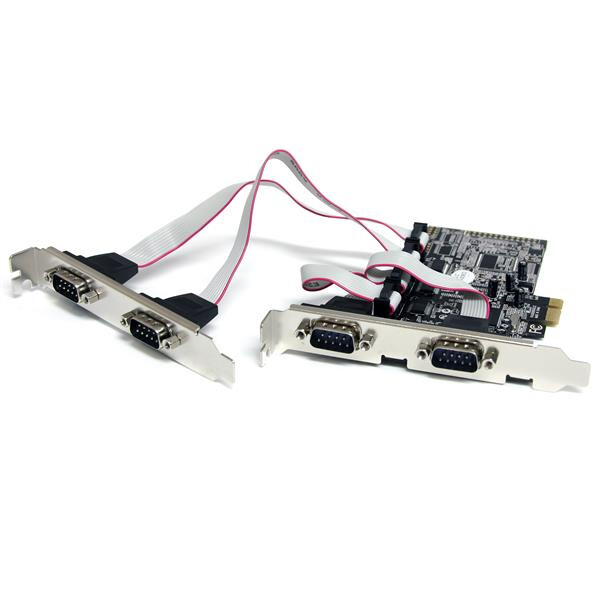 StarTech.com 4 Port Seriell RS232 PCI Express Schnittstellenkarte mit 16550 UART - PCIe - Seriell - RS-232 - 26280 h - CE - FCC - REACH - ASIX - MCS9904CV-AA
