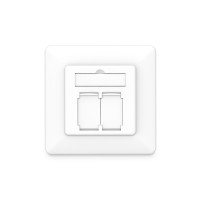 DIGITUS - DN-9010/8-2 - CAT.6a Datendose, 2xRJ45, UP