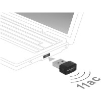 Delock USB 2.0 Dual Band WLAN ac/a/b/g/n Nano Stick -...