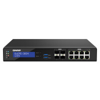 QNAP QuCPE-3034-C3758R-16G Intel Atom C3758R 8x2.5GbE RJ45 ports and 4x10GbE SFP+