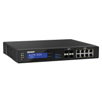 QNAP QuCPE-3034-C3758R-16G Intel Atom C3758R 8x2.5GbE RJ45 ports and 4x10GbE SFP+