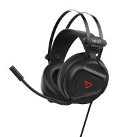 Steelplay HP51 - Kopfhörer - Kopfband - Gaming - Schwarz - Rot - Binaural - Drehregler