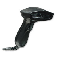 Manhattan CCD Long Range Barcodescanner, 500 mm Scanreichweite, USB, schwarz, Tragbares Ba