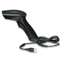 Manhattan CCD Long Range Barcodescanner, 500 mm Scanreichweite, USB, schwarz, Tragbares Ba