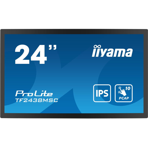 Iiyama TF2438MSC 54.5cm MTOUCH IPS 21.5/1920x1080/DP/HDMI/USB/PCAP - Flachbildschirm (TFT/LCD) - 54,5 cm