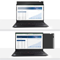 StarTech.com 17,3 Zoll 16:9 Laptop Sichtschutzfolie, Blendschutzfolie/Privacy Screen mit 5