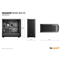 Be Quiet! ! Geh Shadow Base 800 DX - Black