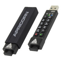 Apricorn Aegis Secure Key 3NX - USB-Flash-Laufwerk - 256 GB - Flash-Speicher - unsortiert