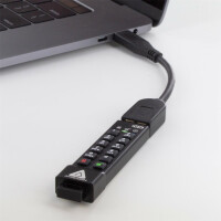 Apricorn Aegis Secure Key 3NX - USB-Flash-Laufwerk - 256 GB - Flash-Speicher - unsortiert