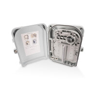 DIGITUS FTTH Distributionsbox für Außen - 24 LC/Duplex oder 24 SC/Simplex Kupplungen