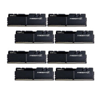G.Skill 128GB DDR4-3600 - 128 GB - 8 x 16 GB - DDR4 - 3600 MHz - 288-pin DIMM - Schwarz