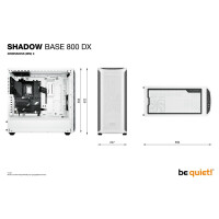 Be Quiet! ! Geh Shadow Base 800 DX - White