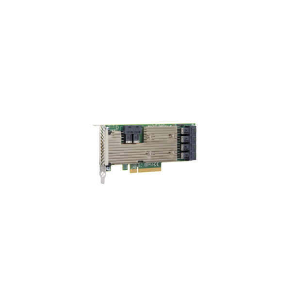BROADCOM 9305-24i - PCIe - PCIe - Mini-SAS - Niedriges Profil - PCIe 3.0 - SATA - Aluminium - Schwarz - Gr&uuml;n