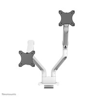 Neomounts Select Desk Mount double display topfix clamp &grommet