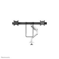 Neomounts Select Desk Mount double display crossbar topfix clamp
