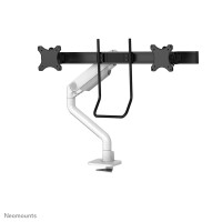 Neomounts Select Desk Mount double display crossbar topfix clamp