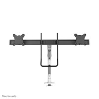 Neomounts Select Desk Mount double display crossbar topfix clamp