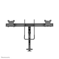 Neomounts Select Desk Mount double display crossbar topfix clamp