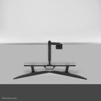 Neomounts Select Desk Mount double display crossbar topfix clamp
