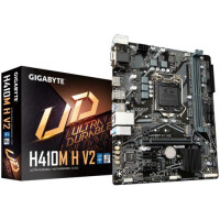 Gigabyte H410M H V2 - Intel - LGA 1200 - Intel® Celeron® - Intel® Core™ i3 - Intel® Core™ i5 - Intel® Core™ i7 - Intel® Core™ i9 - Intel® Pentium® - DDR4-SDRAM - 64 GB - DIMM