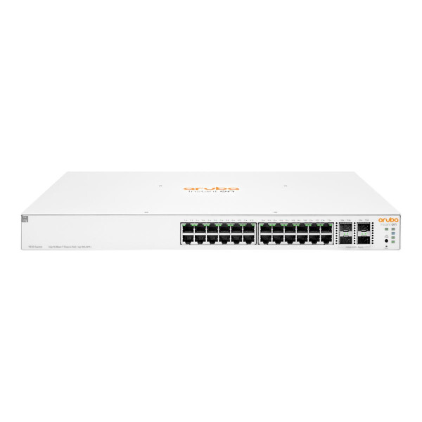 HPE Instant On 1930 24G Class4 PoE 4SFP/SFP+ 370W - Managed - L2+ - Gigabit Ethernet (10/100/1000) - Power over Ethernet (PoE) - Rack-Einbau - 1U