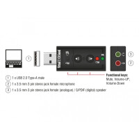 Delock 63926 - 7.1 Kanäle - 24 Bit - USB