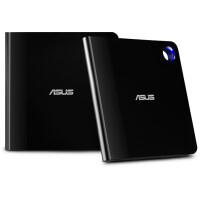 ASUS SBW-06D5H-U - Schwarz - Silber - Ablage - Desktop / Notebook - Blu-Ray RW - USB 3.1 Gen 1 - 80,120 mm