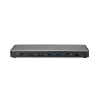 Kensington SD5760T Thunderbolt™ 4 Dockingstation mit Dual 4K und 96 W PD - Kabelgebunden - Thunderbolt 4 - 96 W - 1000,10,100 Mbit/s - Grau - MicroSD (TransFlash) - SD