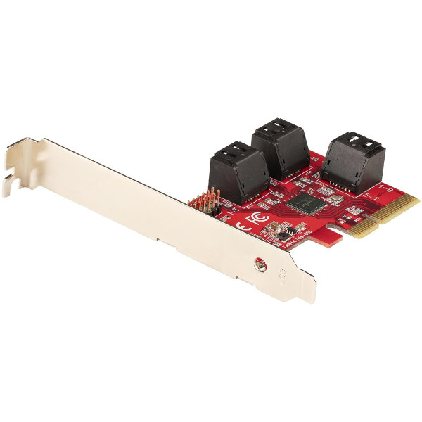 StarTech.com PCIe SATA Controller Karte - 6 Port SATA 3 Erweiterungskarte/Kontroller für P