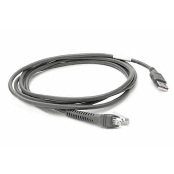 Zebra CBA-U21-S07ZBR - Schwarz - 2,1 m - USB - EAS - Männlich - Männlich