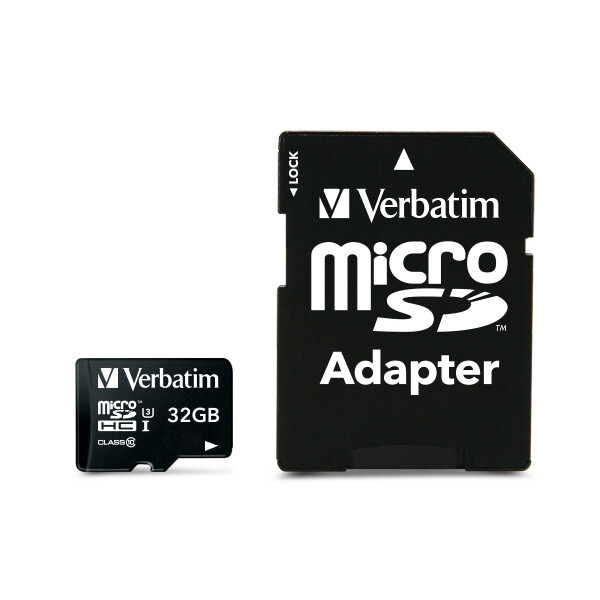 Verbatim PRO - Flash-Speicherkarte (SD-Adapter inbegriffen) - 32 GB
