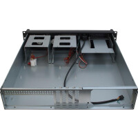 Inter-Tech 2U-2098-SK - Rack - Server - Schwarz - Mini-ITX - uATX - Stahl - 2U